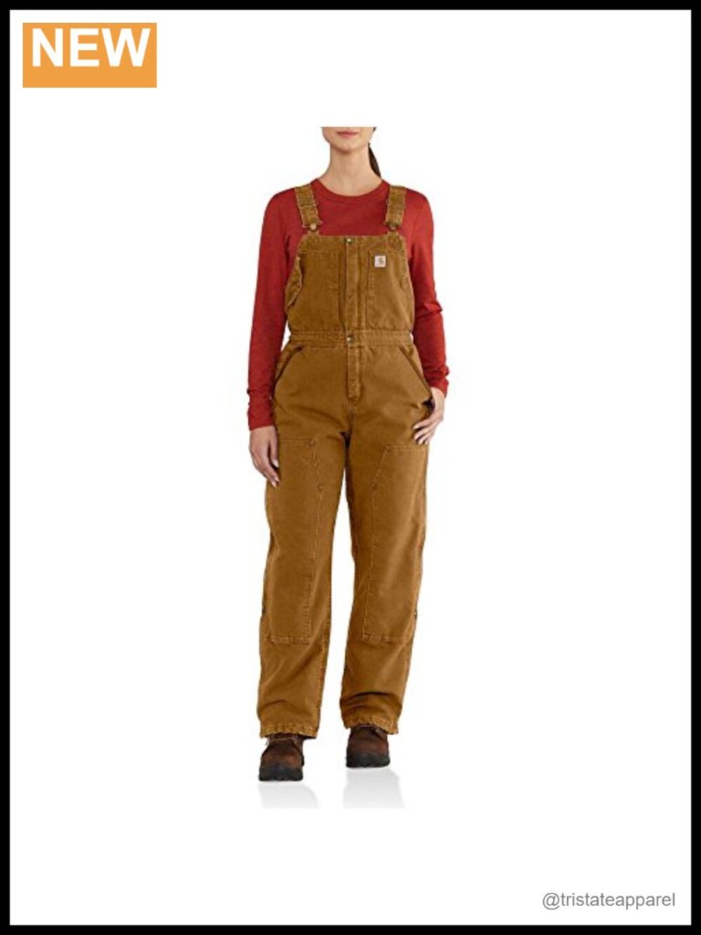 Carhartt Weathered Duck Wildwood Bib Overalls Work Utility
